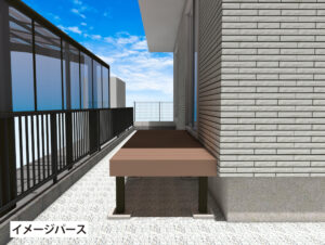 06-デッキ｜イメージパース